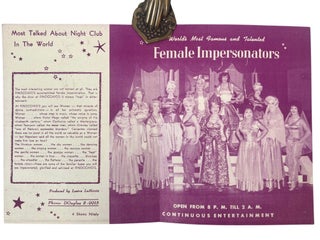 Archive of Finocchio’s Female Impersonators Ephemera and the Satirical Ballet of Les Ballets Trockadero de Monte Carlo, 1940s to 1970s
