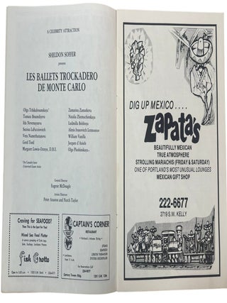 Archive of Finocchio&rsquo;s Female Impersonators Ephemera and the Satirical Ballet of Les Ballets Trockadero de Monte Carlo, 1940s to 1970s