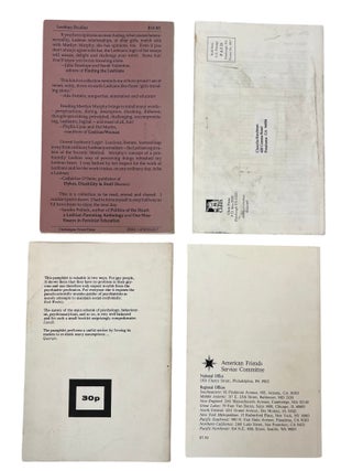 Gay Liberation Information Service, American Friends Service Committee, Marilyn Murphy, and Cleis Press: Lesbian and Gay Print Culture, 1978 to 1993