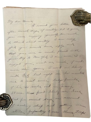 USS Maryland letter archive documenting Scarlet Fever, American Imperial Expansion, and Enlisted Life aboard U.S.S. Maryland, 1904 to 1907