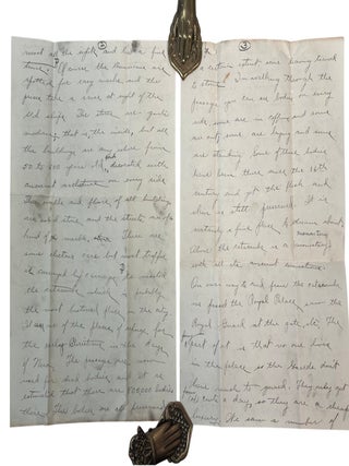 USS Maryland letter archive documenting Scarlet Fever, American Imperial Expansion, and Enlisted Life aboard U.S.S. Maryland, 1904 to 1907
