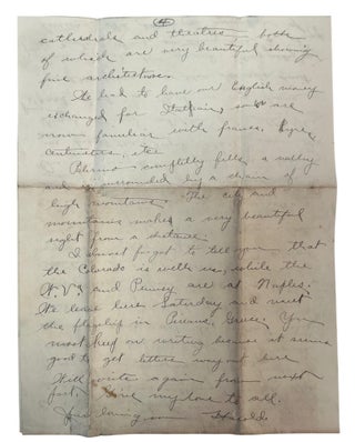 USS Maryland letter archive documenting Scarlet Fever, American Imperial Expansion, and Enlisted Life aboard U.S.S. Maryland, 1904 to 1907