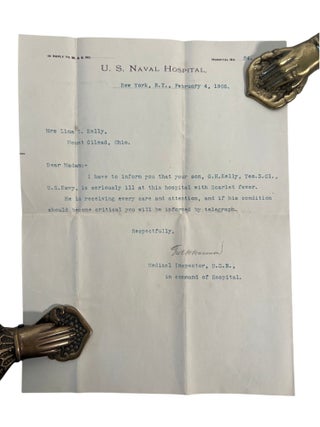 USS Maryland letter archive documenting Scarlet Fever, American Imperial Expansion, and Enlisted Life aboard U.S.S. Maryland, 1904 to 1907