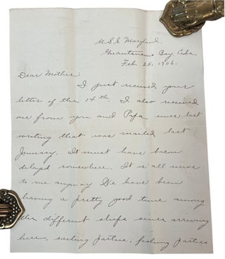 USS Maryland letter archive documenting Scarlet Fever, American Imperial Expansion, and Enlisted Life aboard U.S.S. Maryland, 1904 to 1907
