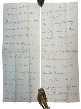 USS Maryland letter archive documenting Scarlet Fever, American Imperial Expansion, and Enlisted Life aboard U.S.S. Maryland, 1904 to 1907