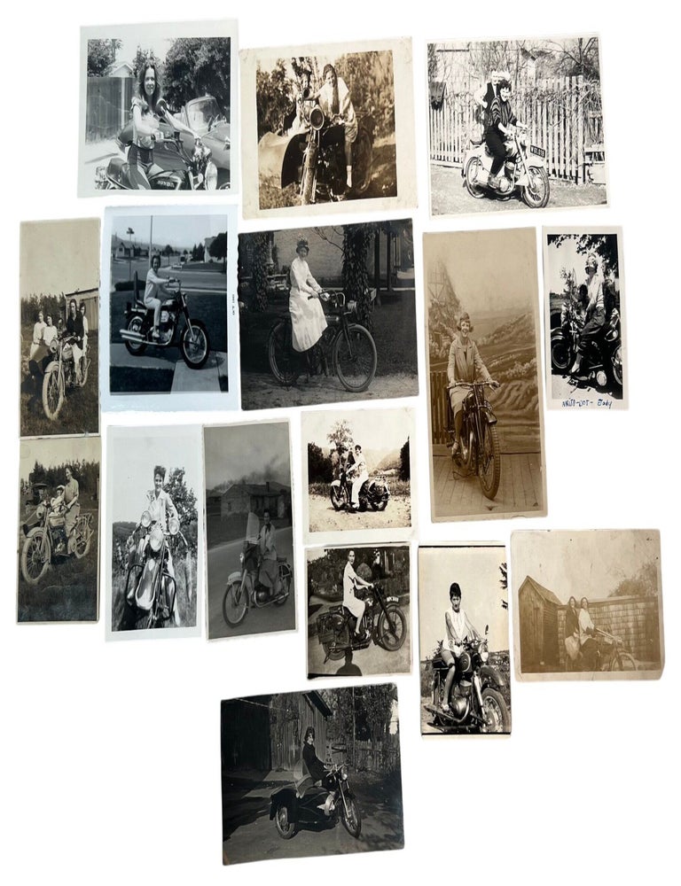 Women Motorcyclists Defying Exclusionary Social Conventions, Archive of Sixteen Vernacular...