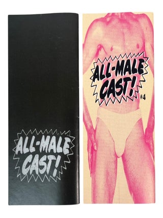 Queer Print Ephemera Recut as Artist Zine: Jim Lucio&rsquo;s All Male Cast! #4,