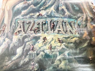 Aztlán, "El Plan Espiritual de Aztlán," Large Chicano Poster of Ancestral Homeland and Identity, 1979
