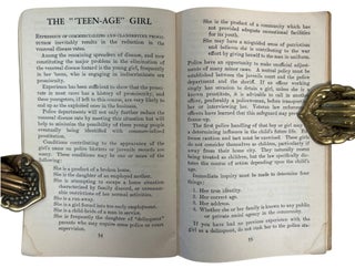 Policing Prostitution in Wartime America: Federal Law Enforcement Manual with Earlier Police Training and Professional Literature, 1900 to 1945
