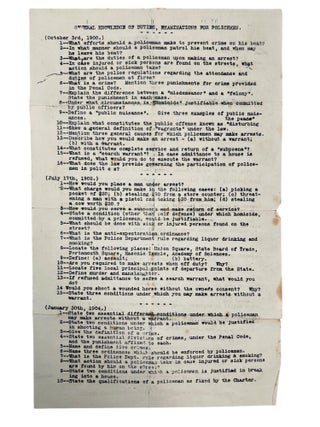 Policing Prostitution in Wartime America: Federal Law Enforcement Manual with Earlier Police Training and Professional Literature, 1900 to 1945