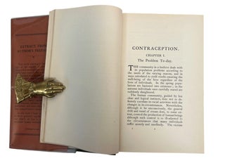 Marie Stopes’s "Contraception," First Edition, in Dust Jacket: 1923