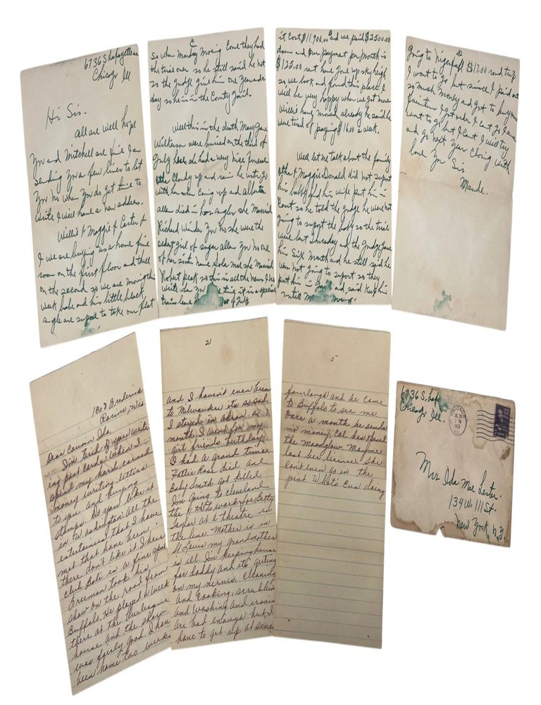 Private Letters to Black Vaudeville Star "Cousin Ida," or Ida Mae Lester,...