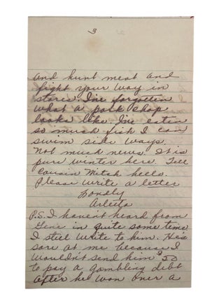 Private Letters to Black Vaudeville Star "Cousin Ida," or Ida Mae Lester, Correspondence Between Black Entertainers During Jim Crow Touring Circuit, 1953