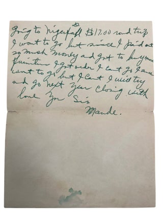 Private Letters to Black Vaudeville Star "Cousin Ida," or Ida Mae Lester, Correspondence Between Black Entertainers During Jim Crow Touring Circuit, 1953