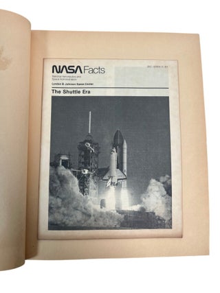 NASA Space Shuttle Program Educational Scrapbook with Original Shuttle Parts Samples, 1982–1984
