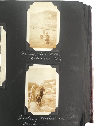 USS Seattle Shipboard Life and Indigenous Pacific Encounters, Extensively Captioned Photo Album, Documenting Māori Receptions, Samoan Ceremonies, and Maui, c. 1920's