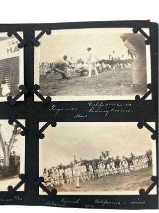 USS Seattle Shipboard Life and Indigenous Pacific Encounters, Extensively Captioned Photo Album, Documenting Māori Receptions, Samoan Ceremonies, and Maui, c. 1920's