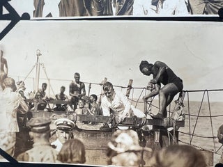 USS Seattle Shipboard Life and Indigenous Pacific Encounters, Extensively Captioned Photo Album, Documenting Māori Receptions, Samoan Ceremonies, and Maui, c. 1920's