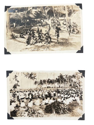 USS Seattle Shipboard Life and Indigenous Pacific Encounters, Extensively Captioned Photo Album, Documenting Māori Receptions, Samoan Ceremonies, and Maui, c. 1920's