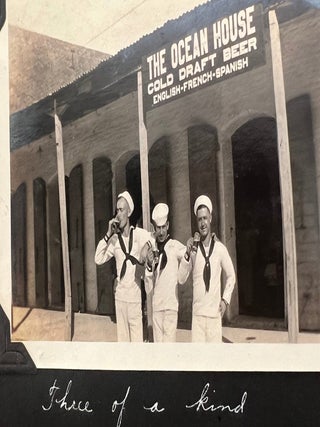 USS Seattle Shipboard Life and Indigenous Pacific Encounters, Extensively Captioned Photo Album, Documenting Māori Receptions, Samoan Ceremonies, and Maui, c. 1920's
