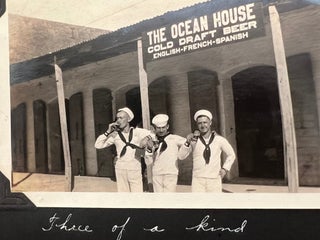 USS Seattle Shipboard Life and Indigenous Pacific Encounters, Extensively Captioned Photo Album, Documenting Māori Receptions, Samoan Ceremonies, and Maui, c. 1920's