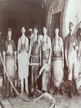 American Tannery Workers at the Dawn of Industrial Mechanization, Photo Album, circa 1890
