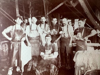 American Tannery Workers at the Dawn of Industrial Mechanization, Photo Album, circa 1890