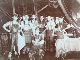 American Tannery Workers at the Dawn of Industrial Mechanization, Photo Album, circa 1890