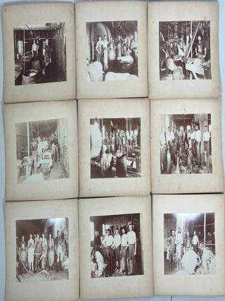 American Tannery Workers at the Dawn of Industrial Mechanization, Photo Album, circa 1890