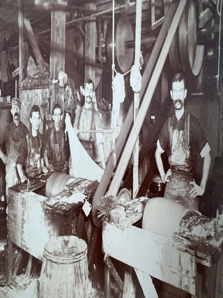 American Tannery Workers at the Dawn of Industrial Mechanization, Photo Album, circa 1890