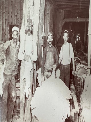 American Tannery Workers at the Dawn of Industrial Mechanization, Photo Album, circa 1890