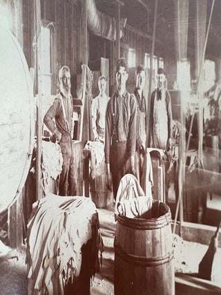 American Tannery Workers at the Dawn of Industrial Mechanization, Photo Album, circa 1890
