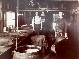 American Tannery Workers at the Dawn of Industrial Mechanization, Photo Album, circa 1890