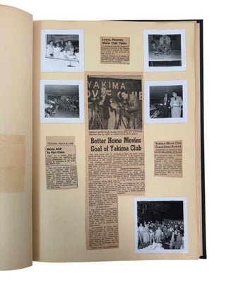 Early Amateur Filmmaker Organization "The Yakima Movie Club" Photo Album and Ephemera, Yakima Movie Club, Amateur Filmmaking.