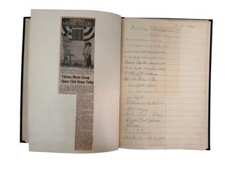 Early Amateur Filmmaker Organization "The Yakima Movie Club" Photo Album and Ephemera, Washington State, 1954 to 1957