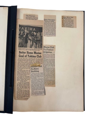 Early Amateur Filmmaker Organization "The Yakima Movie Club" Photo Album and Ephemera, Washington State, 1954 to 1957