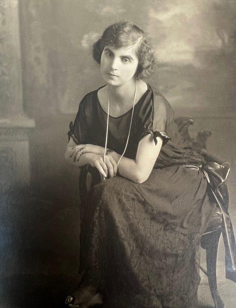 Alice Erdman, A Young Visually Impaired Woman: Nine Studio Portraits in a Photo Album, Likely...