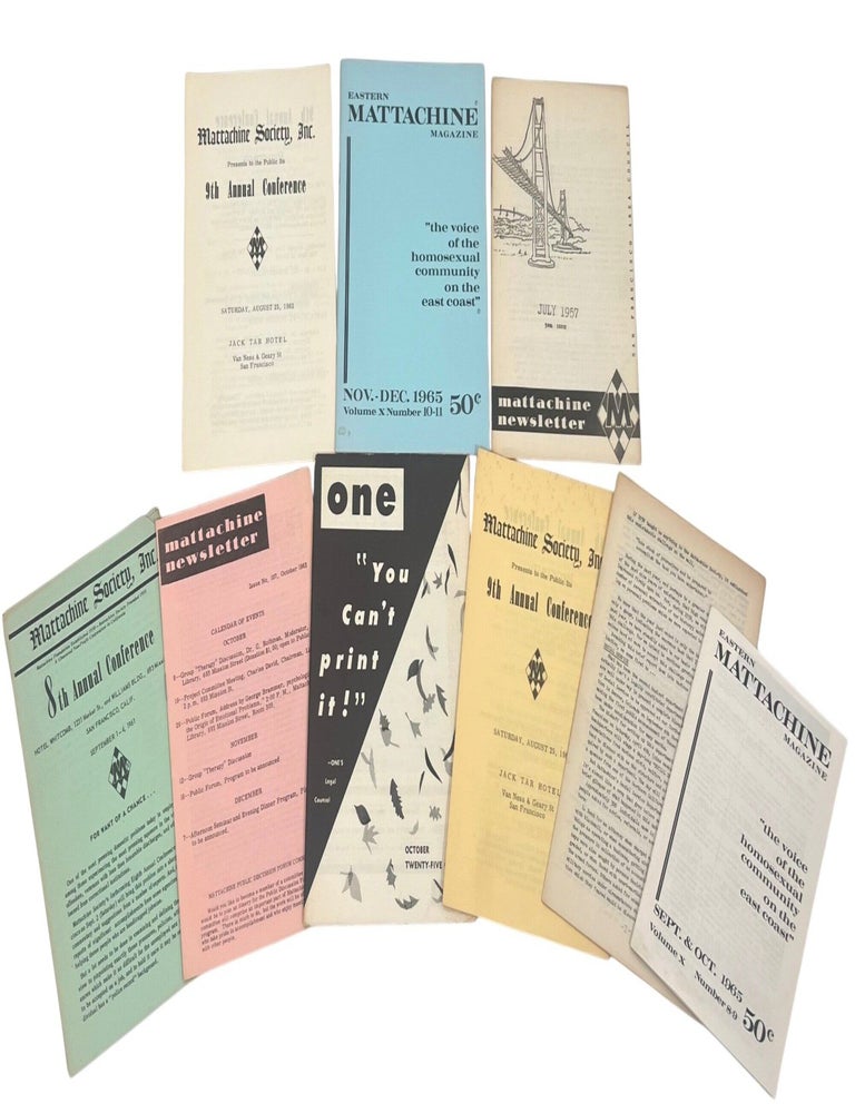 Early American Gay Rights Movement: Mattachine Society and ONE Magazine Publications, 1954&ndash;1965