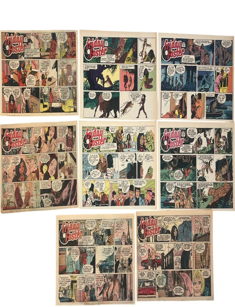 First Black Female Lead Nationally Syndicated Comic Strip "Friday Foster" Large Color...