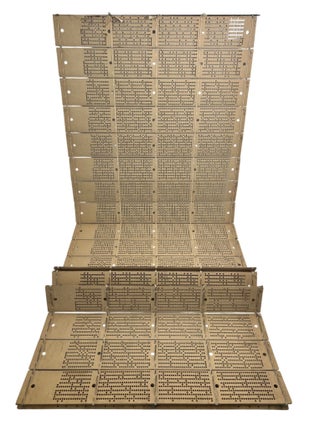Jacquard Loom Punched-Card Sequence: Textile Design and the Origins of Computer Programming, c. 1900. Jacquard Loom Punched-Cards.