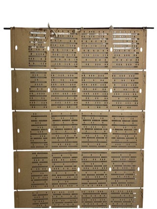 Jacquard Loom Punched-Card Sequence: Textile Design and the Origins of Computer Programming, c. 1900
