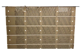 Jacquard Loom Punched-Card Sequence: Textile Design and the Origins of Computer Programming, c. 1900