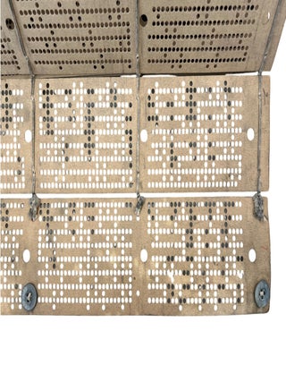 Jacquard Loom Punched-Card Sequence: Textile Design and the Origins of Computer Programming, c. 1900