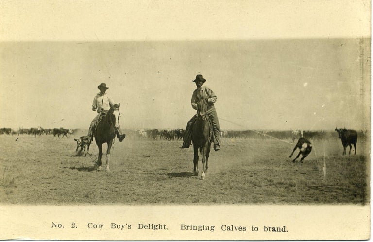 Item #5646 Cowboys Original Photo. cowboys Wild West.