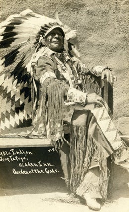 Item #5735 Native American Indian Chief. Photograph Native American