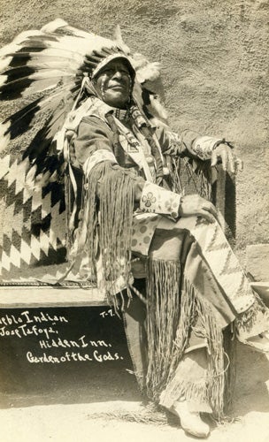 Item #5735 Native American Indian Chief. Photograph Native American.