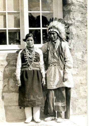 Item #5737 Native American Photograph Postcard. Photograph Native American.