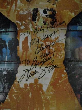 Item #7111 Oliver Stone Signed "Any Given Sunday" Poster. Oliver Stone