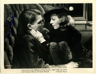 Item #9021 Hollywood History James Stewart Signed Photograph with Margaret Sullavan in The Next...