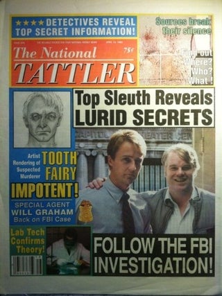 Red Dragon Film Prop Newspaper Used in the Film with Ed Norton and Phillip Seymour Hoffman on the Cover and Studio COA